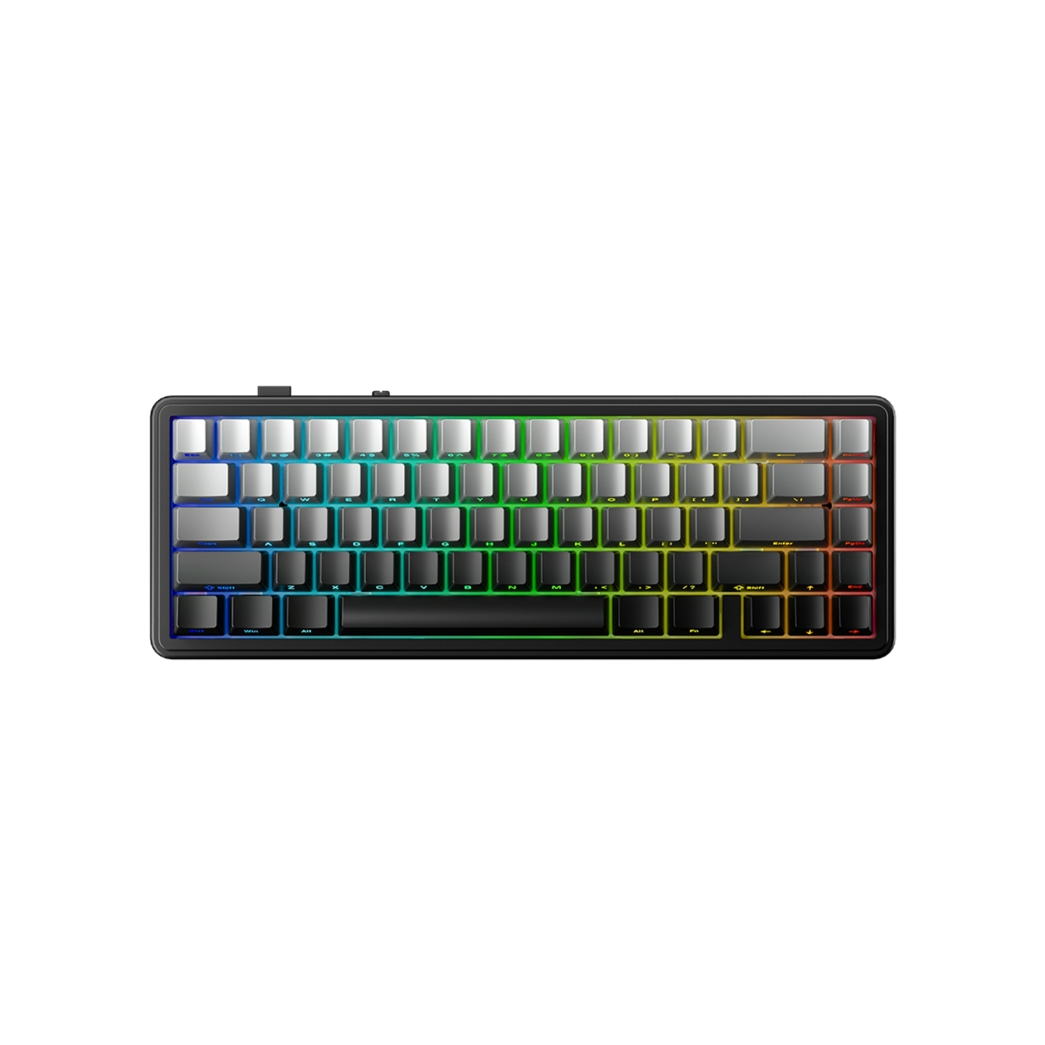 TECLADO AULA F65 INALAMBRICO GRADUAL/GREY - 1