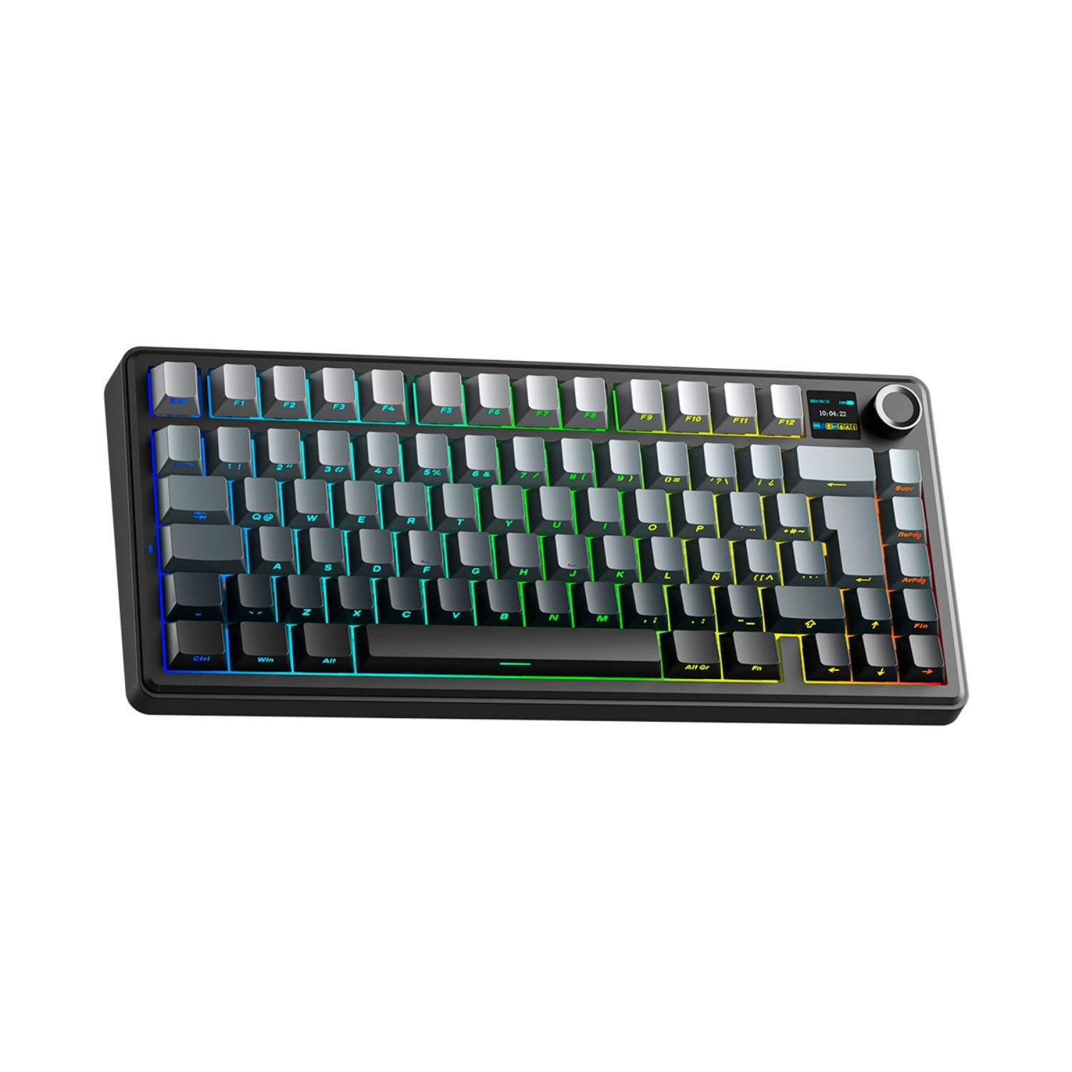 TECLADO AULA F75 MAX INALAMBRICO/INGLES BLACK/DEGRADADO-REAPER SWITCH - 3
