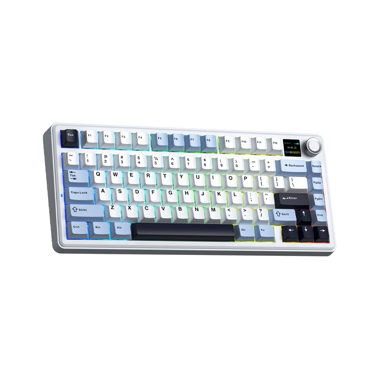 TECLADO AULA F75MAX INALAMBRICO BLUE/WHITE/DARK PURPLE - REAPER SWITCH INGLES - 2
