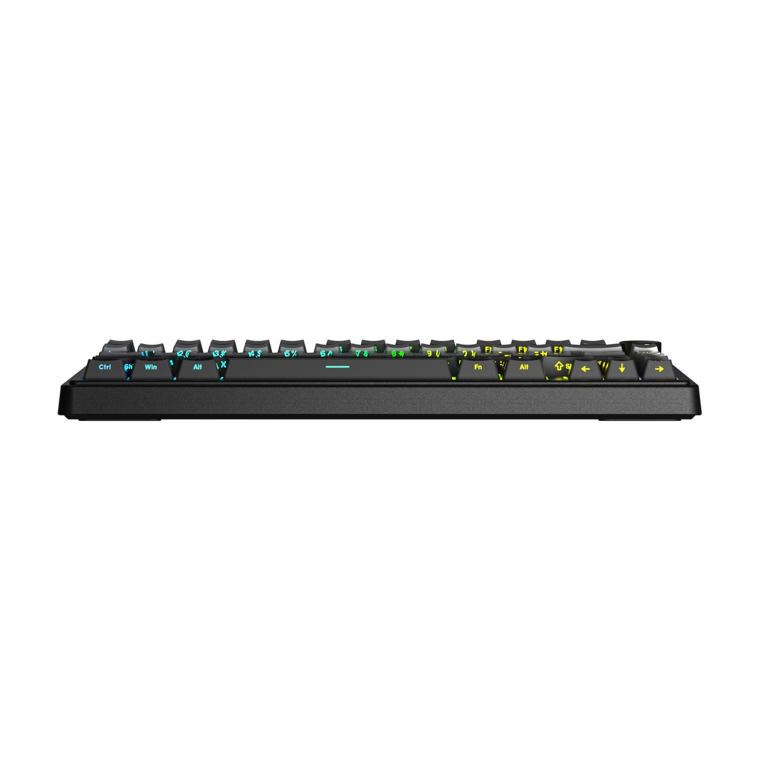 TECLADO AULA F75 RGB TRIMODO ESPAÑOL BLACK DEGRADADO - 2