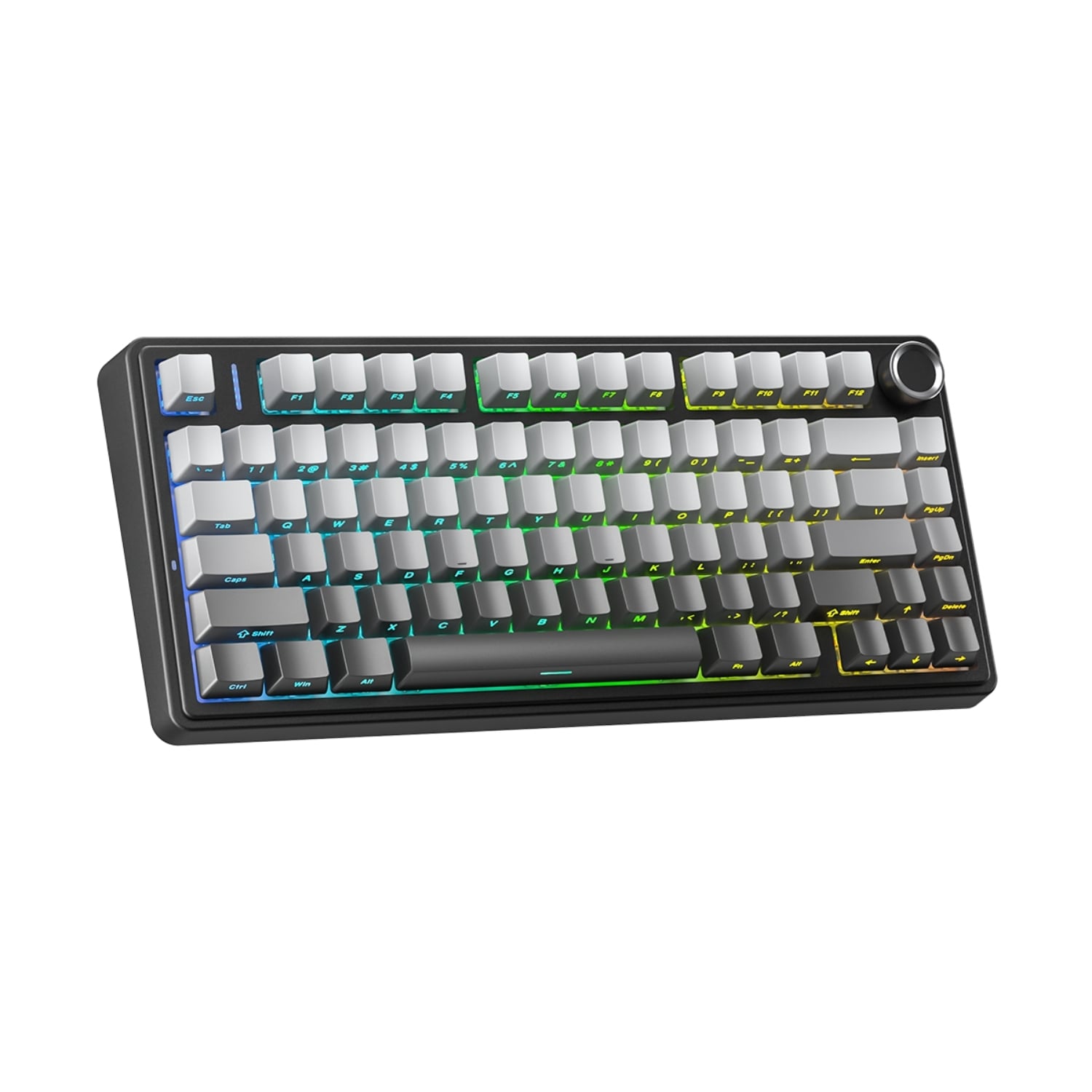 TECLADO AULA TRIMODO INGLES AULA F75 PRO GRADIENT GREY REAPER SWITCH - 2