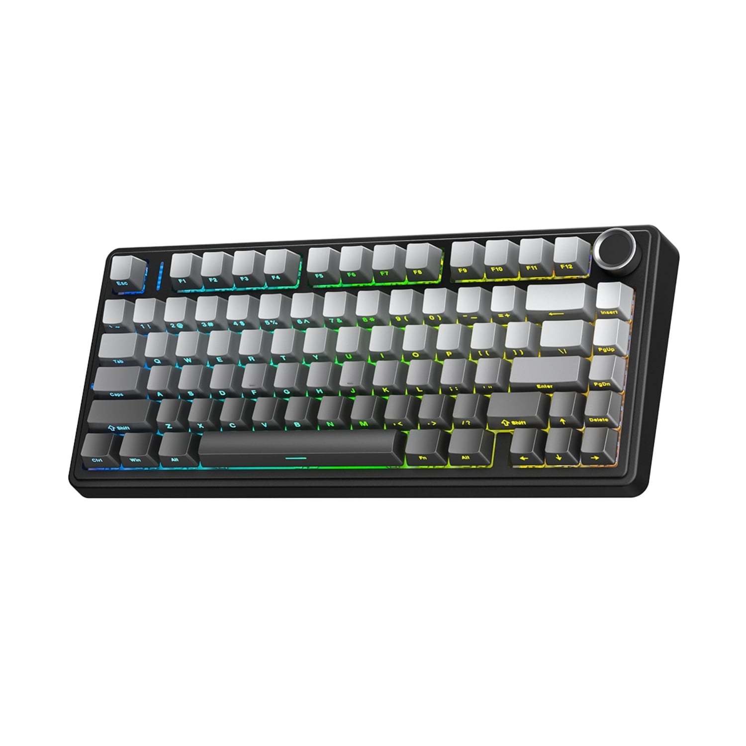 TECLADO AULA TRIMODO INGLES AULA F75 PRO GRADIENT GREY REAPER SWITCH - 3