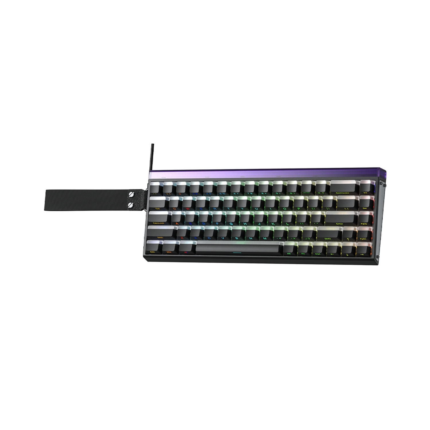 TECLADO AULA HERO68HE RGB CABLEADO/INGLES BLACK LIGHT HOUSE - 2