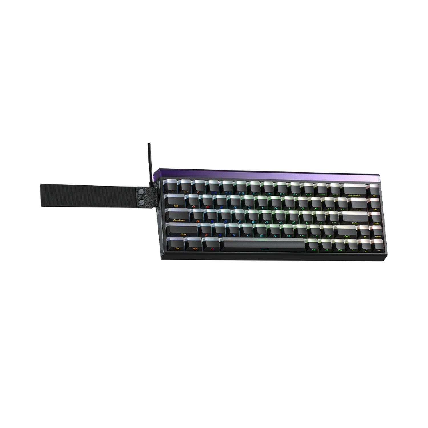 TECLADO AULA HERO68HE RGB CABLEADO/INGLES BLACK LIGHT HOUSE - 3
