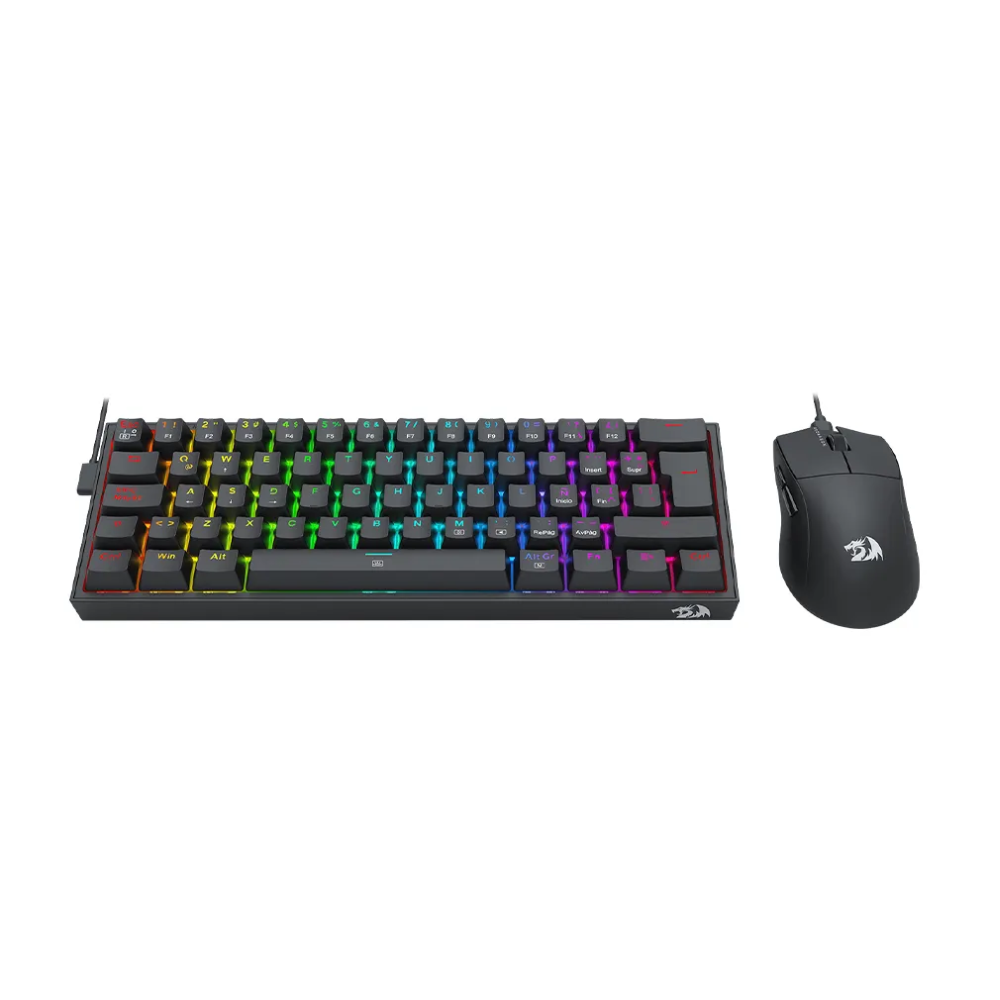KIT TECLADO+MOUSE REDRAGON S143 NEGRO - 1