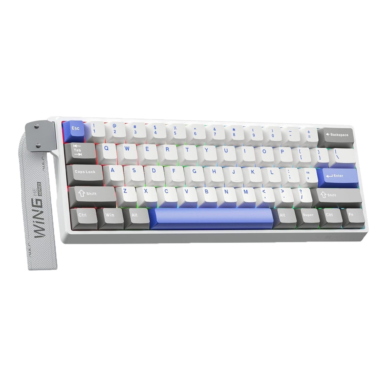TECLADO AULA WIN60HE MAX CABLEADO GREY/WHITE/PURPLE-MAGNETIC ( - 2