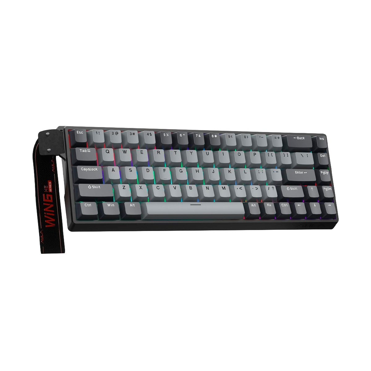 TECLA DOAULA WIN68 PRO CABLEADO PLOMO/GRISS - 1