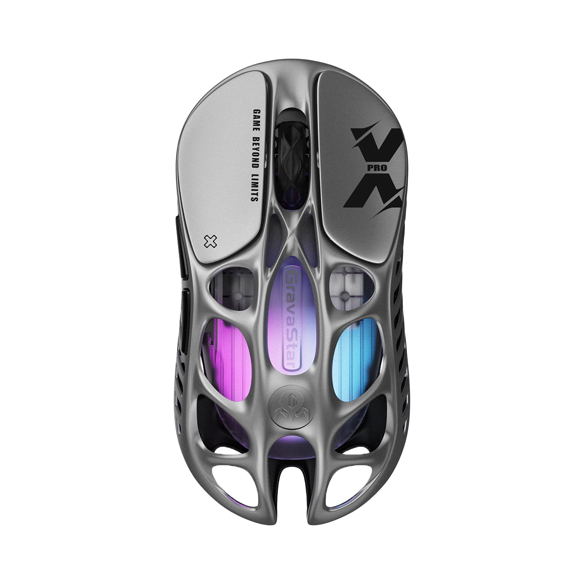 MOUSE GRAV ASTAR MERCURY XPRO INALAMBRICO 8K INTERSTELLAR SILVER - 1