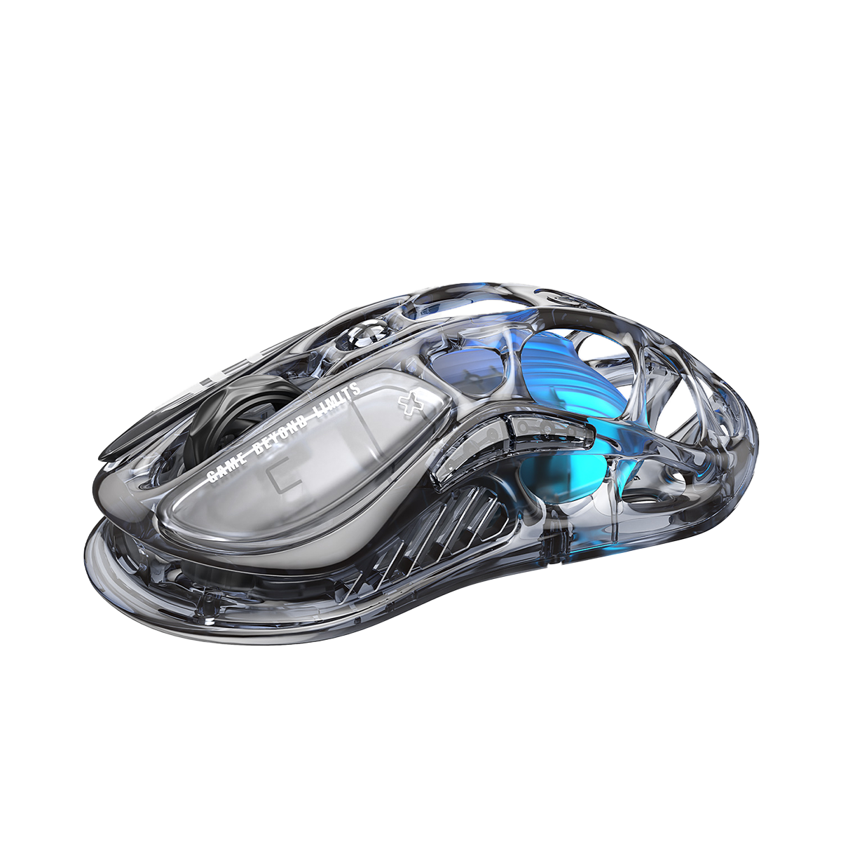 MOUSE GRAVASTAR MERCURY M2 INALÁMBRICO TRANSPARENT BLACK - 2