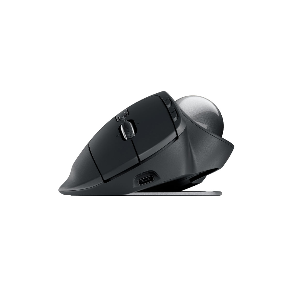 MOUSE LOGITECH MX ERGO S TRACKBALL INALAMBRICO/BT USB-C NEGRO - 3
