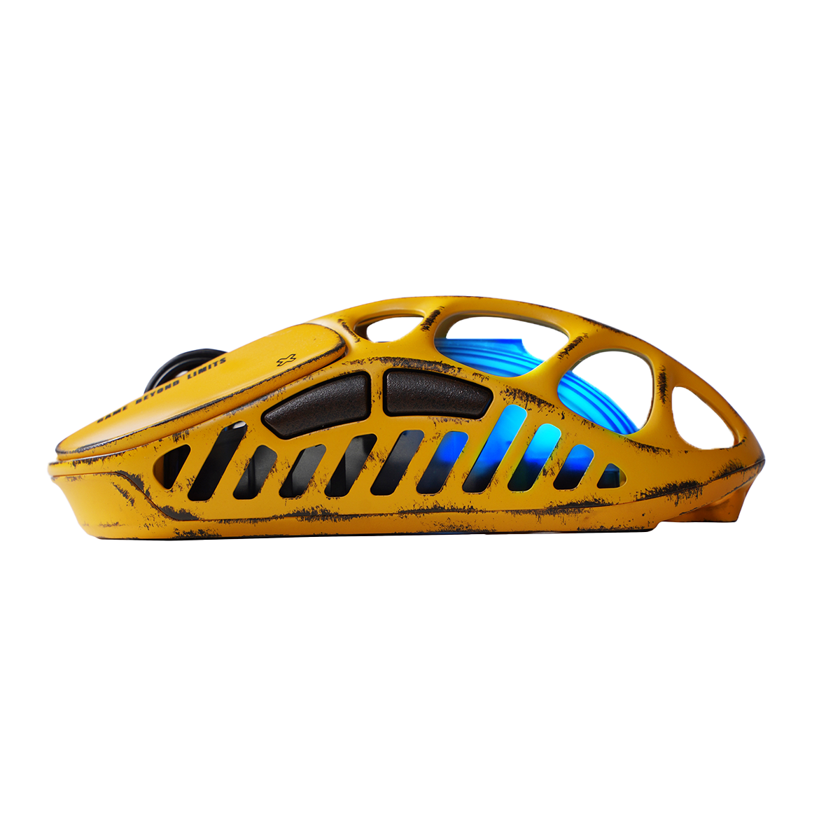 MOUSE GRAVASTAR MERCURY X PRO INALÁMBRICO 8K DONGLE BATTLE WORN YELLOW EDICIÓN ESPECIAL - 5