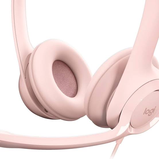 AUDÍFONO CON MICRÓFONO LOGITECH H390 USB ROSADO - 2