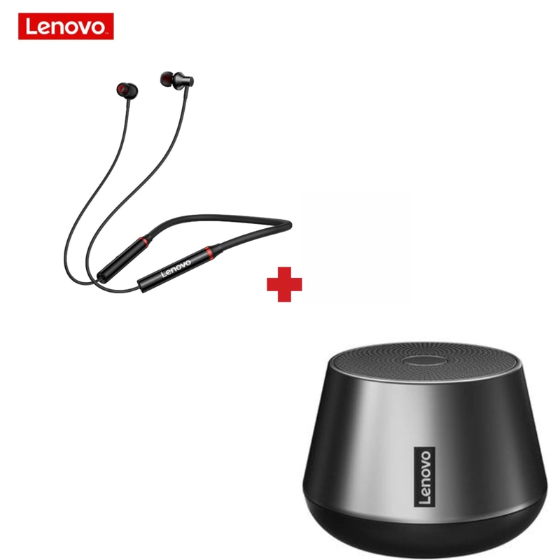 ALTAVOZ BT INALÁMBRICO PORTÁTIL LENOVO K3 PRO + AUDIFONOS HE05 - 1