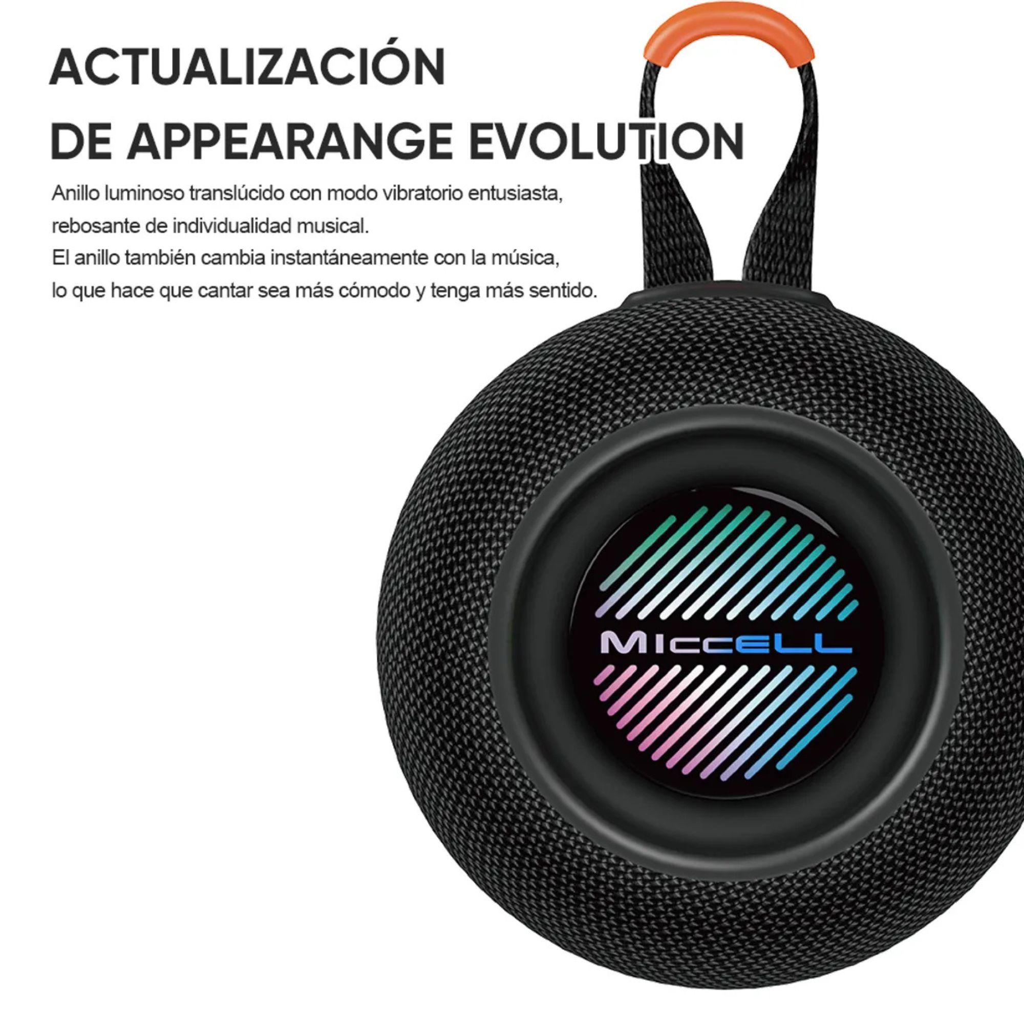 MICCELL PARLANTE BLUETOOTH PORTÁTIL SP29 RESISTENTE AL AGUA 10W TWS DUAL BASS - 5