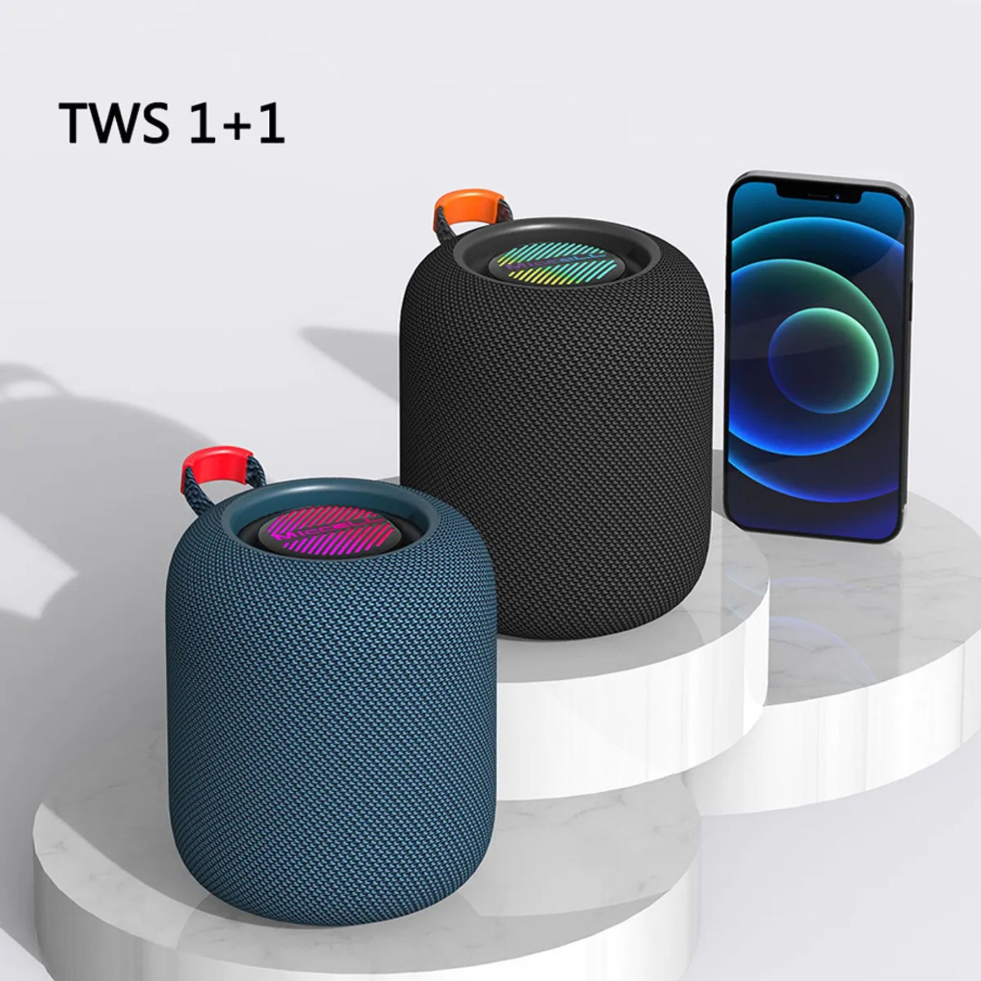 MICCELL PARLANTE BLUETOOTH PORTÁTIL SP29 RESISTENTE AL AGUA 10W TWS DUAL BASS - 6