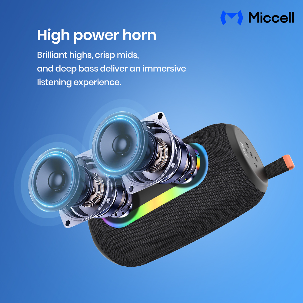 MICCELL SP49 PARLANTE PORTÁTIL BLUETOOTH 15W - 3