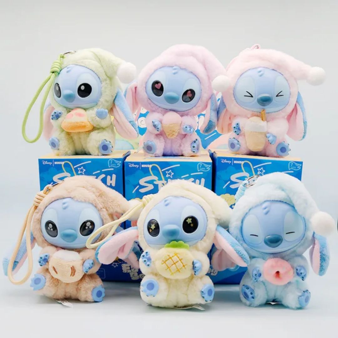 BLIND BOX STITCH CALIDAD A1 DUPE LLAVERO PELUCHE - 1