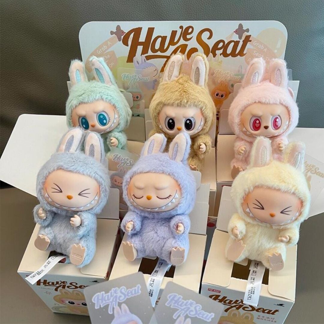 LABUBU DUPE CALIDAD A1 HAVE A SEAT LLAVERO PELUCHE BLIND BOX - 1