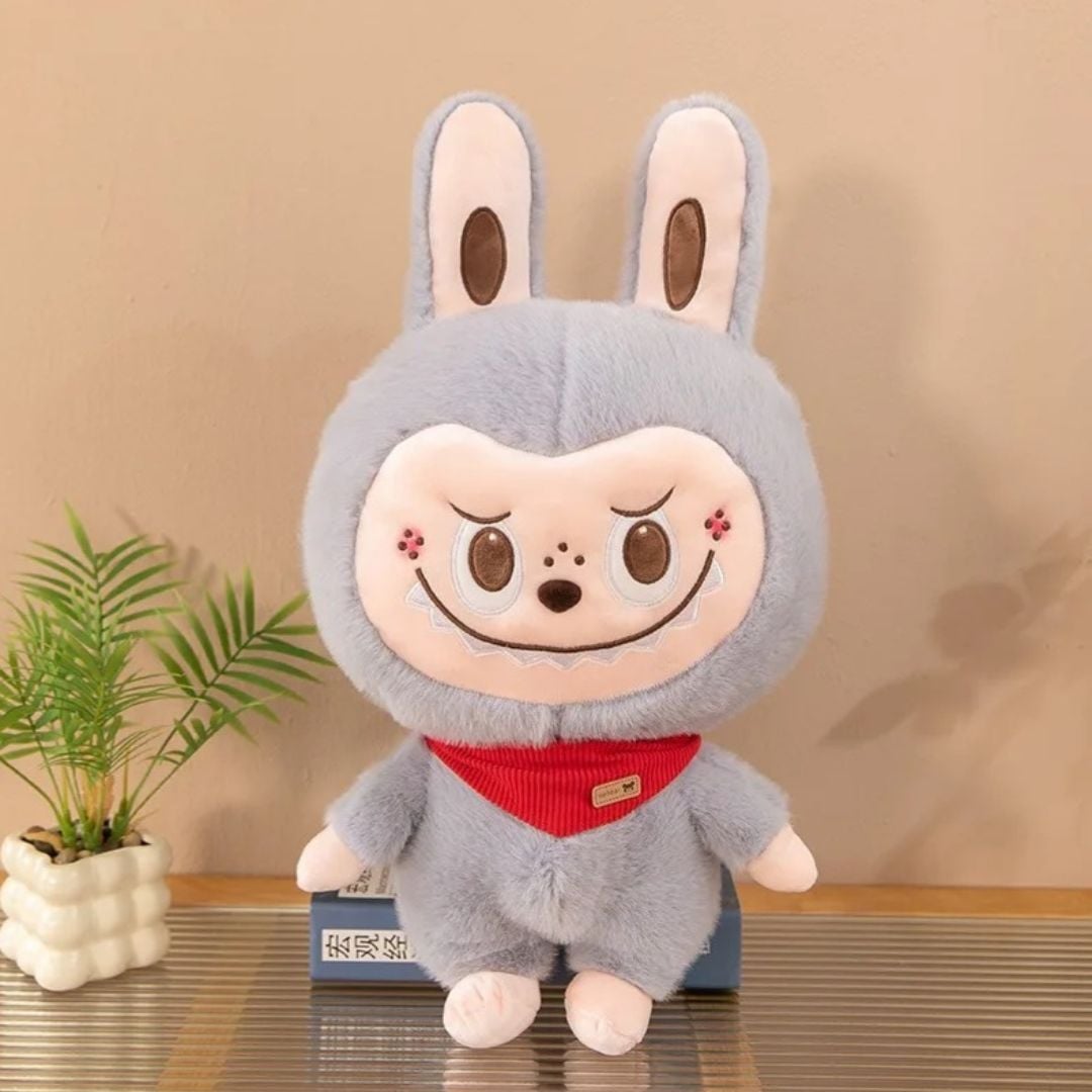 PELUCHE LABUBU 45CM GRIS - 1