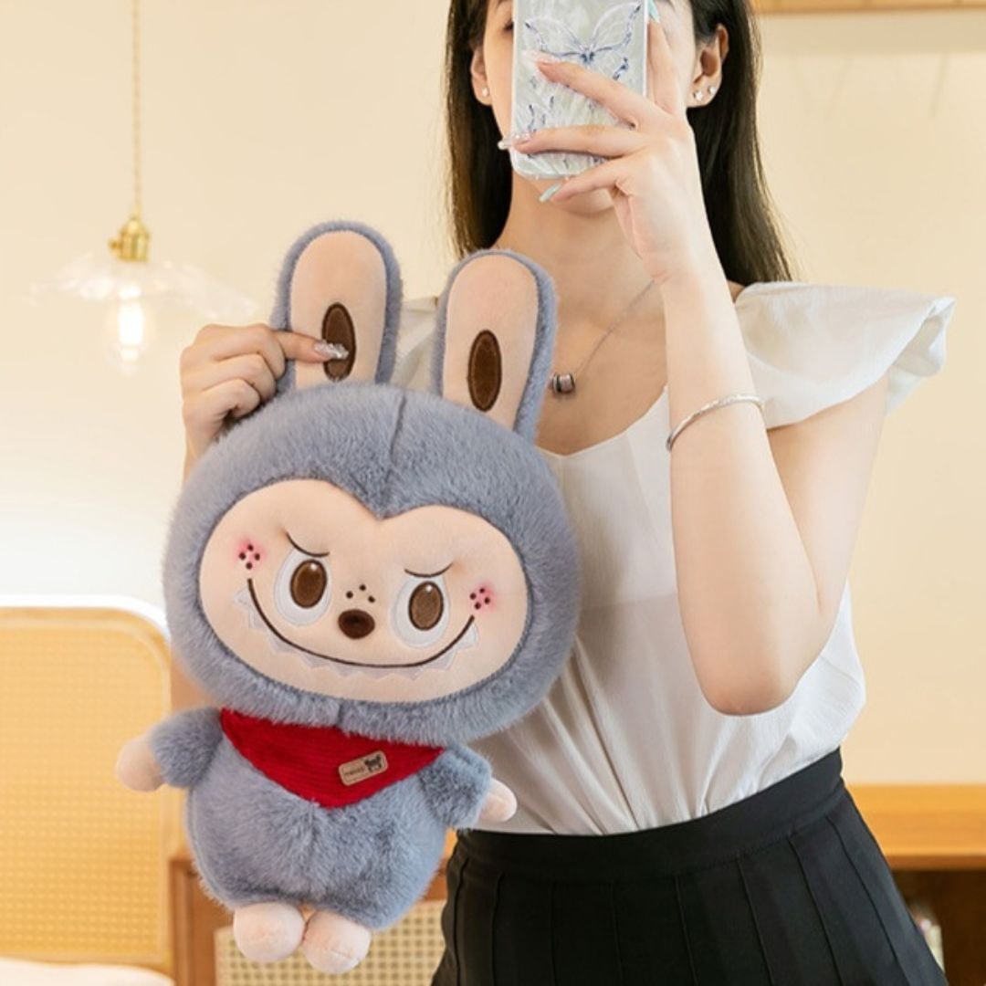 PELUCHE LABUBU 45CM GRIS - 2