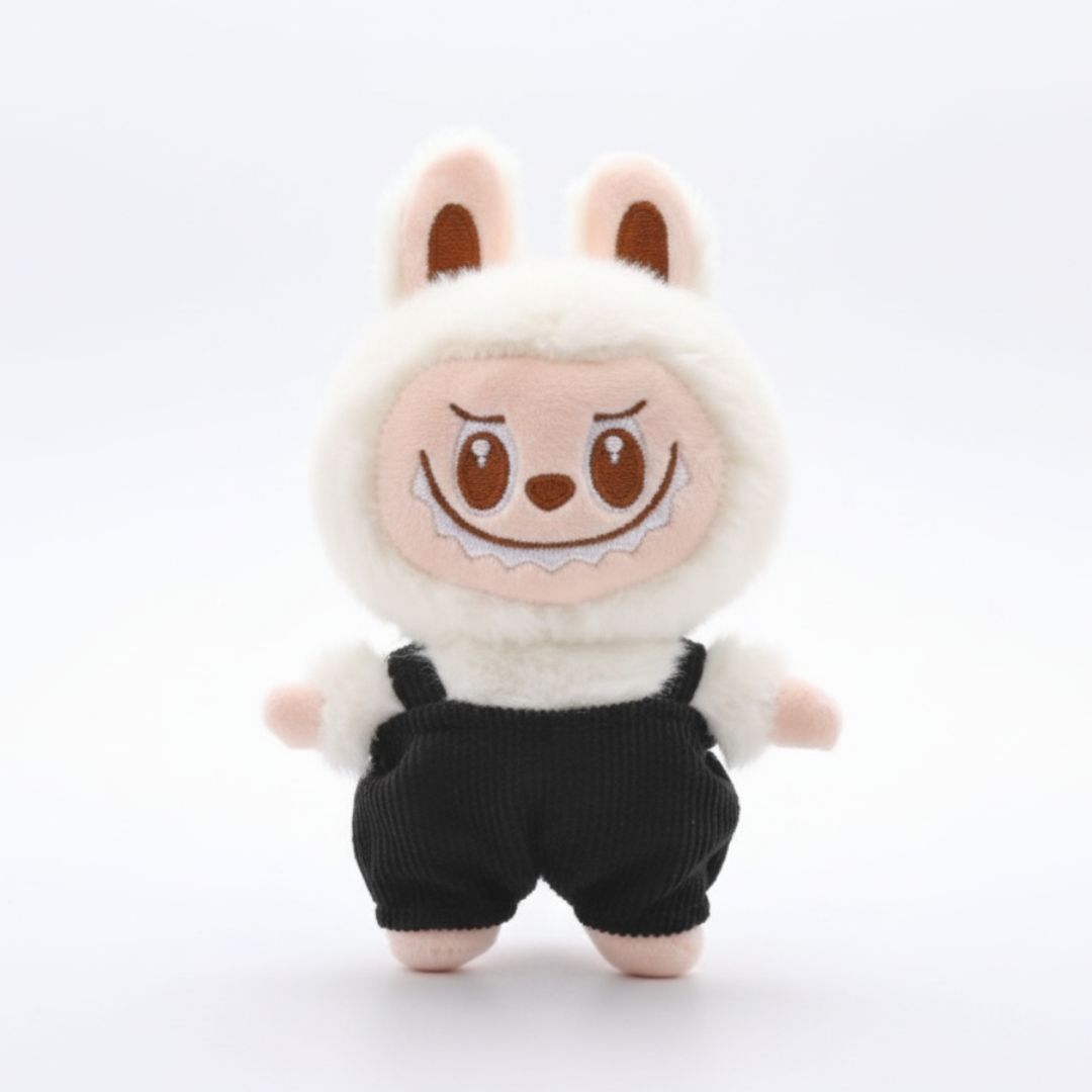 LLAVERO LABUBU 14CM FELPA CON ROPA - 1