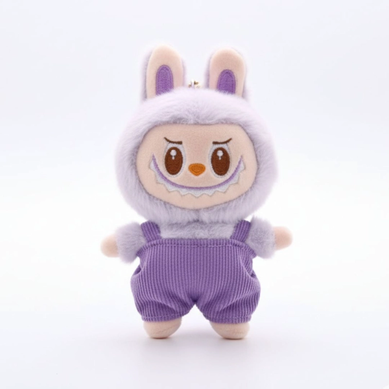 LLAVERO LABUBU 14CM FELPA CON ROPA - 1