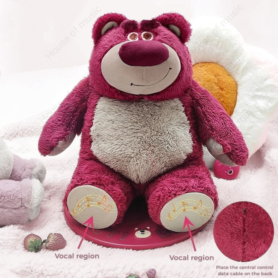 PARLANTE BLUETOOTH OSO LOTSO PELUCHE 30CM - 1
