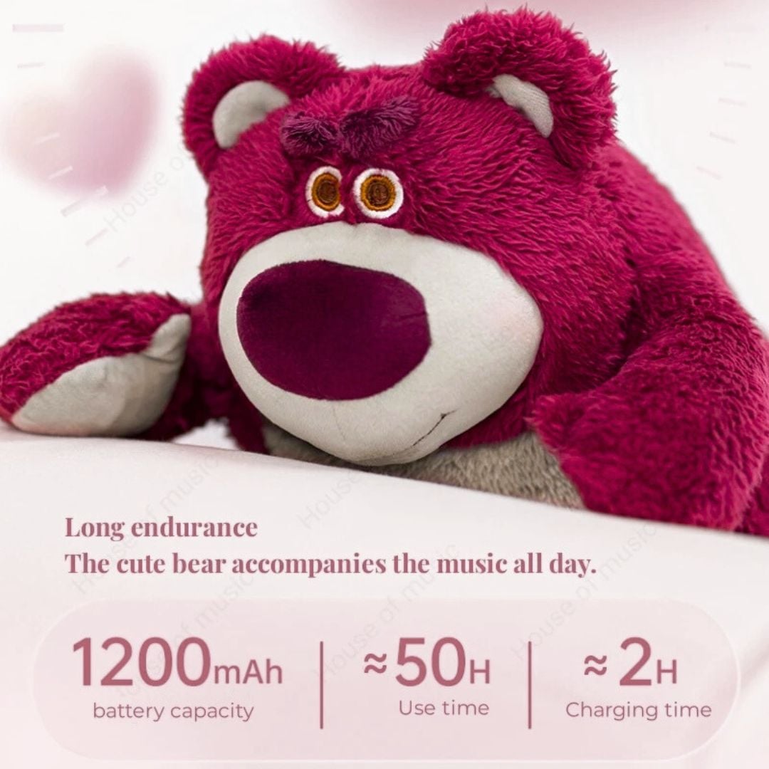PARLANTE BLUETOOTH OSO LOTSO PELUCHE 30CM - 2