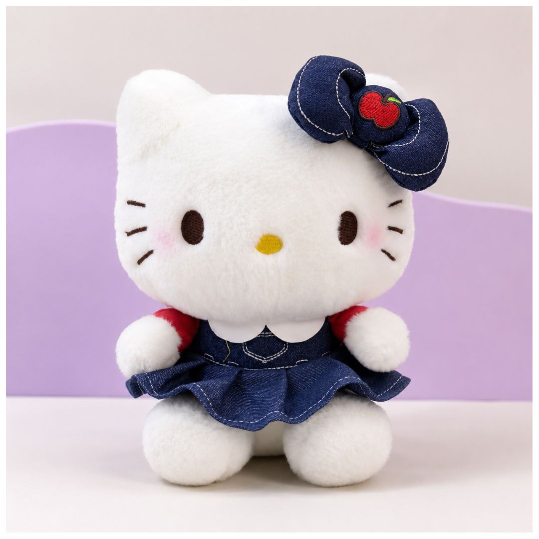 PELUCHE HELLO KITTY VESTIDO 22CM - 1