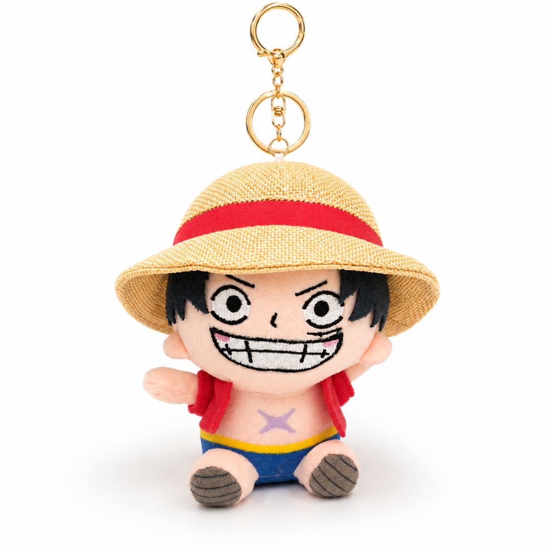 LLAVERO ONE PIECE LUFFY PELUCHE 14CM - 1