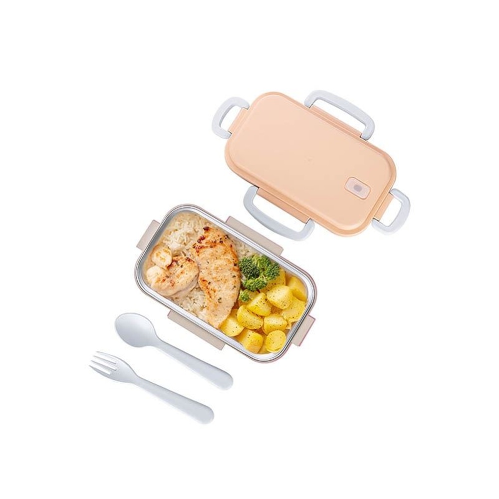TAPER AURA DE ACERO INOXIDABLE BENTO BOX MICROSAFE 500 ML - 3