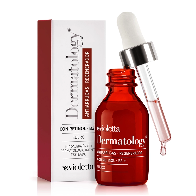 SERUM ANTIARRUGAS CON RETINOL + B3 VIOLETTA DERMATOLOGY  20ML - 2