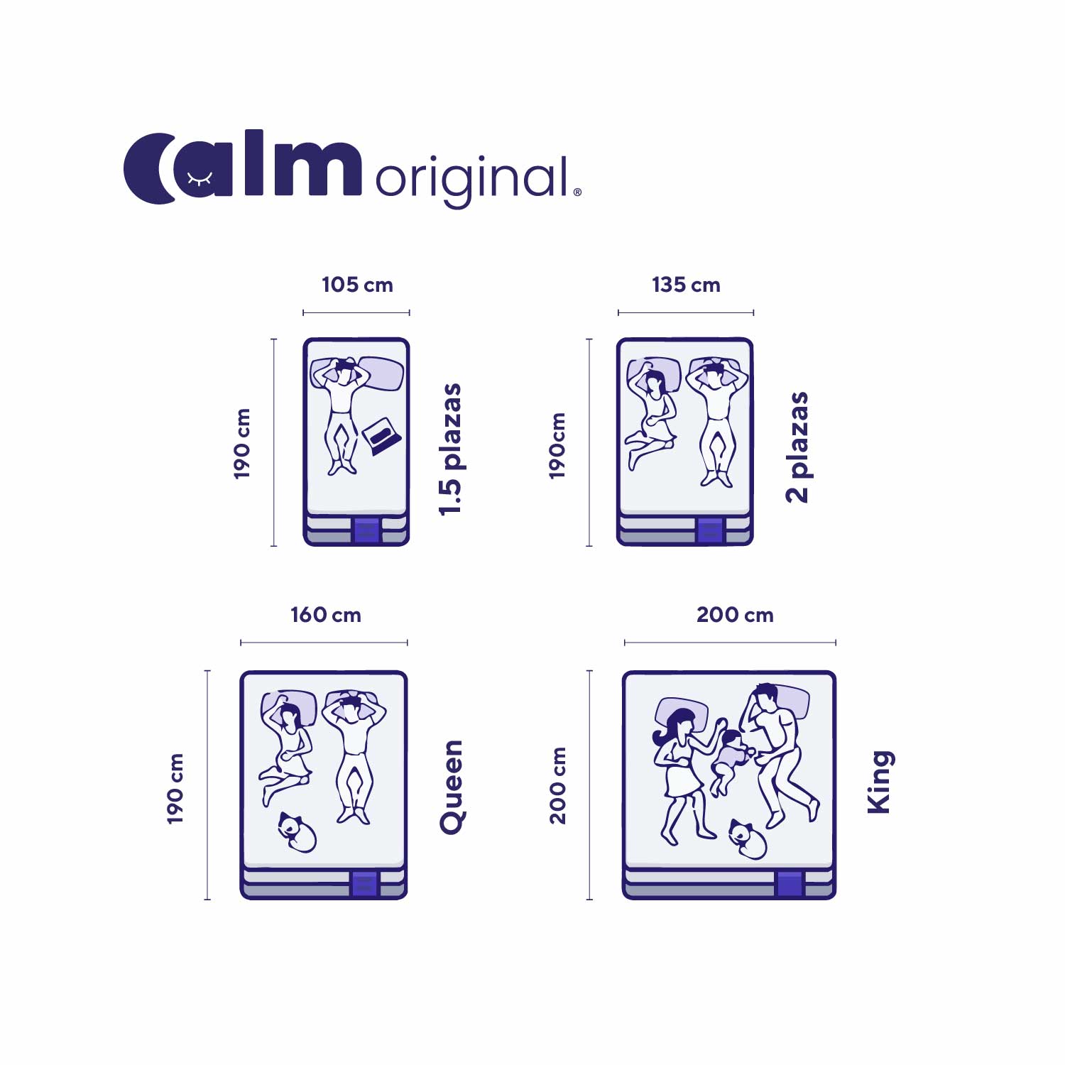 COLCHÓN CALM DE MEMORY FOAM 1.5 PLAZAS - 5
