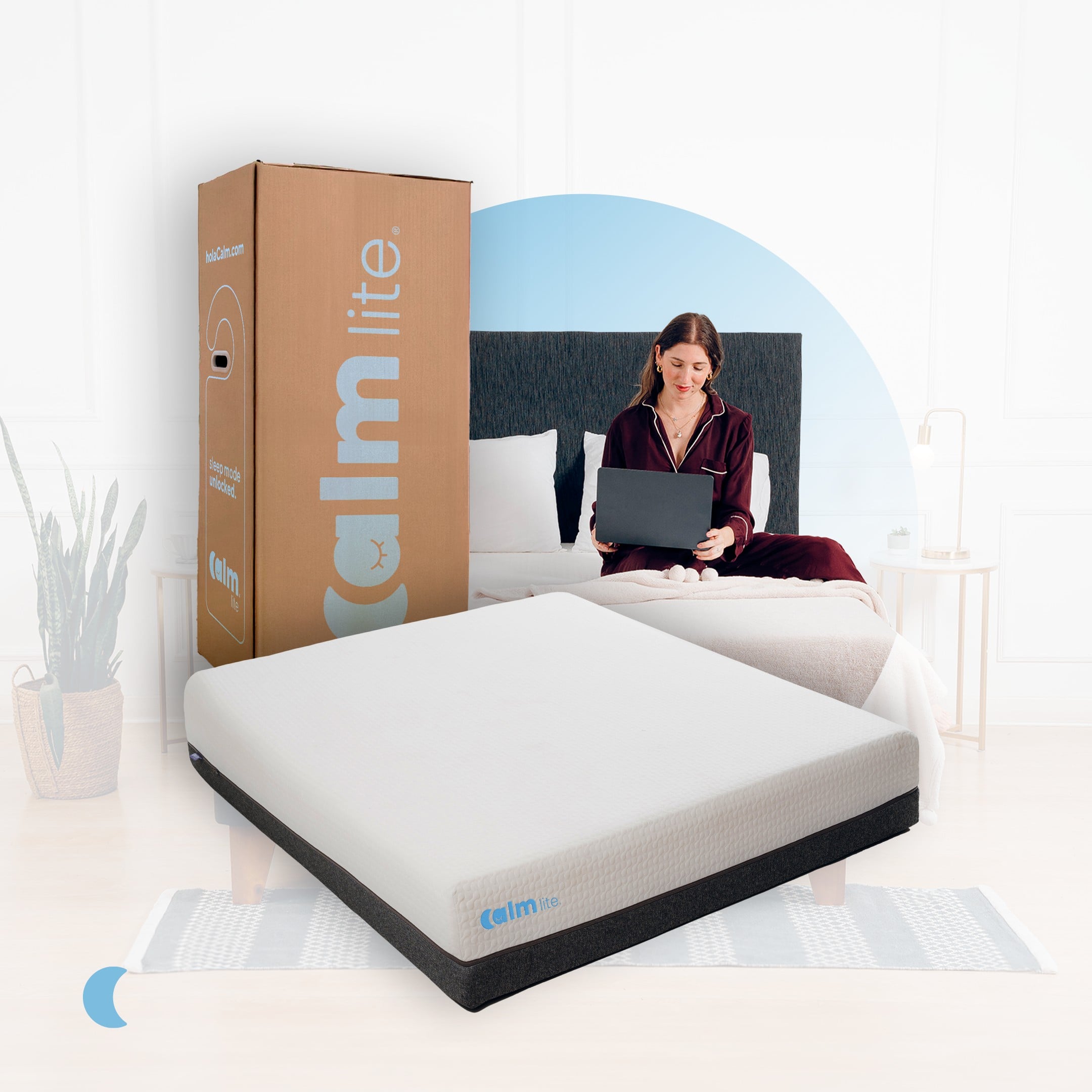 COLCHÓN CALM LITE MEMORY FOAM 2 PLAZAS - 1