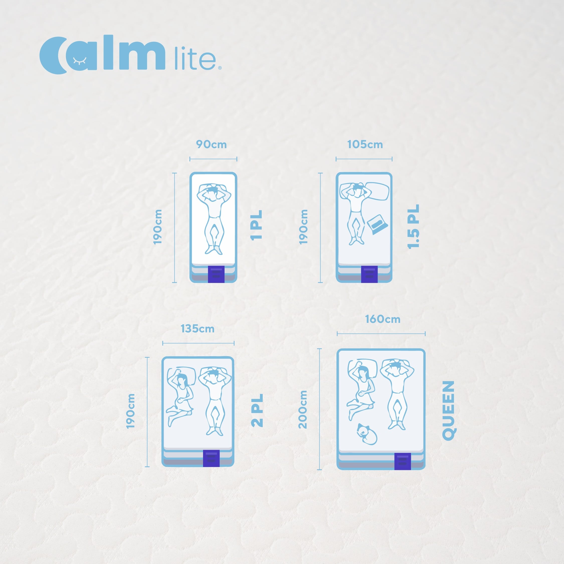 COLCHÓN CALM LITE MEMORY FOAM QUEEN - 3