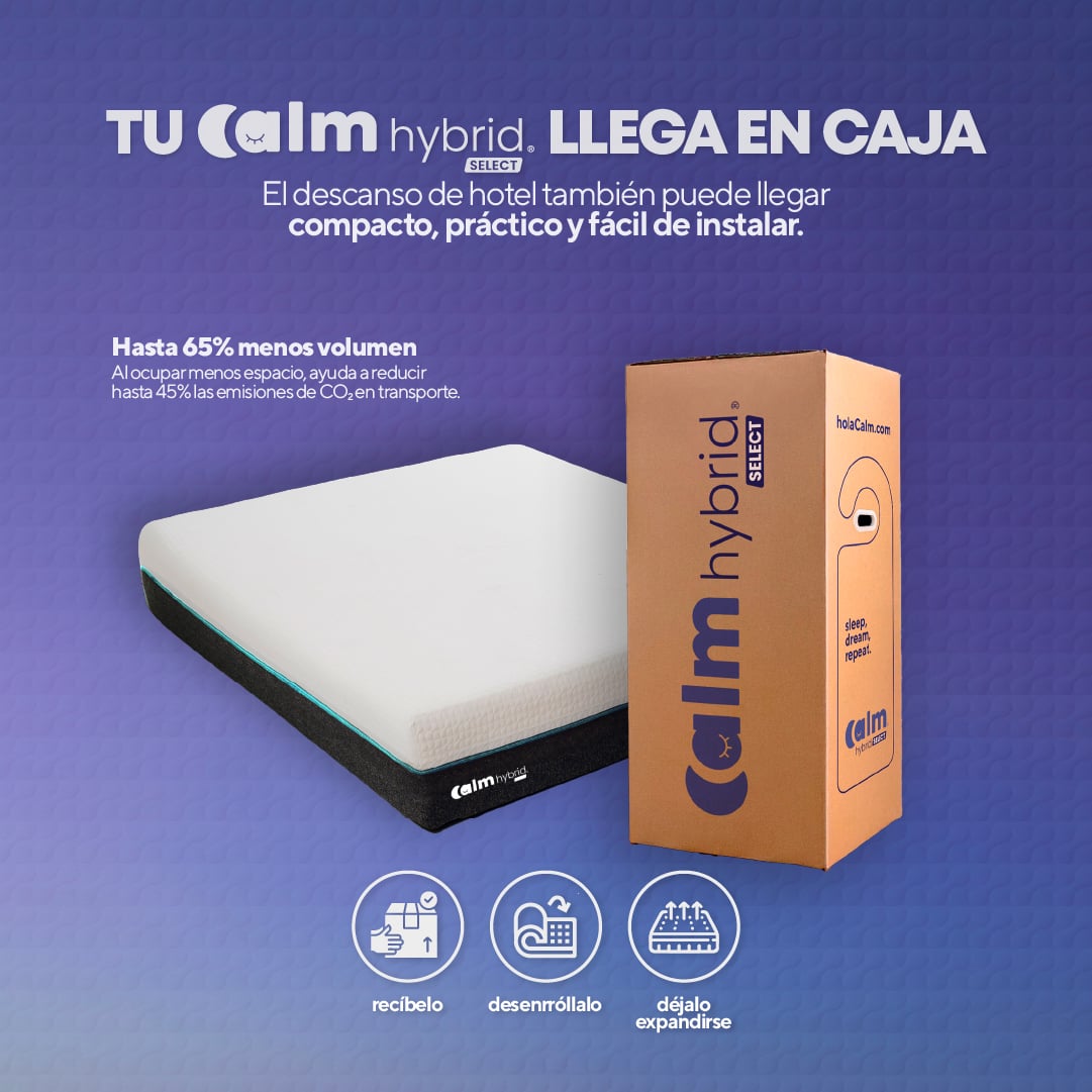 COLCHÓN HYBRID SELECT DE MEMORY FOAM 1.5 PLAZAS - 5