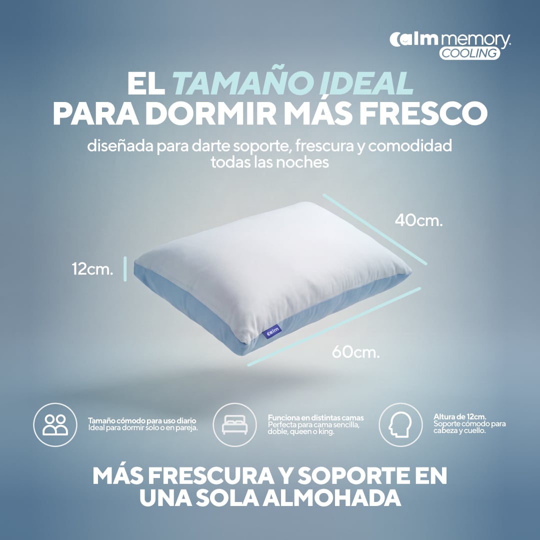 ALMOHADA CALM MEMORY COOLING - 2
