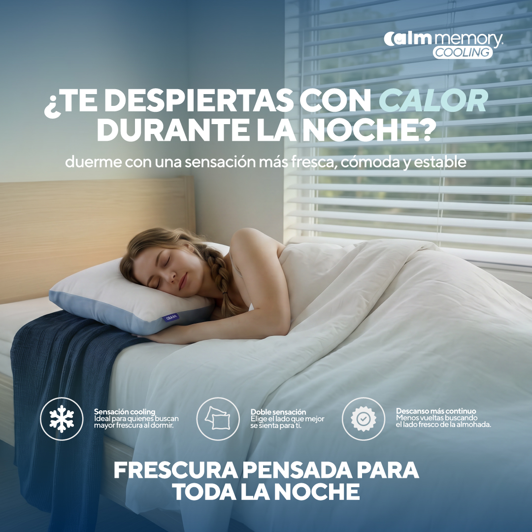 PACK COLCHÓN LITE DE MEMORY FOAM 1 PLZ + 1 ALMOHADA CALM MEMORY COOLING - 9