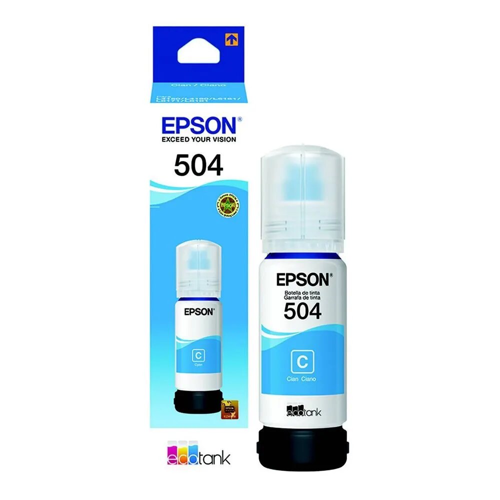 TINTA EPSON T504220-AL CELESTE CYAN - 1