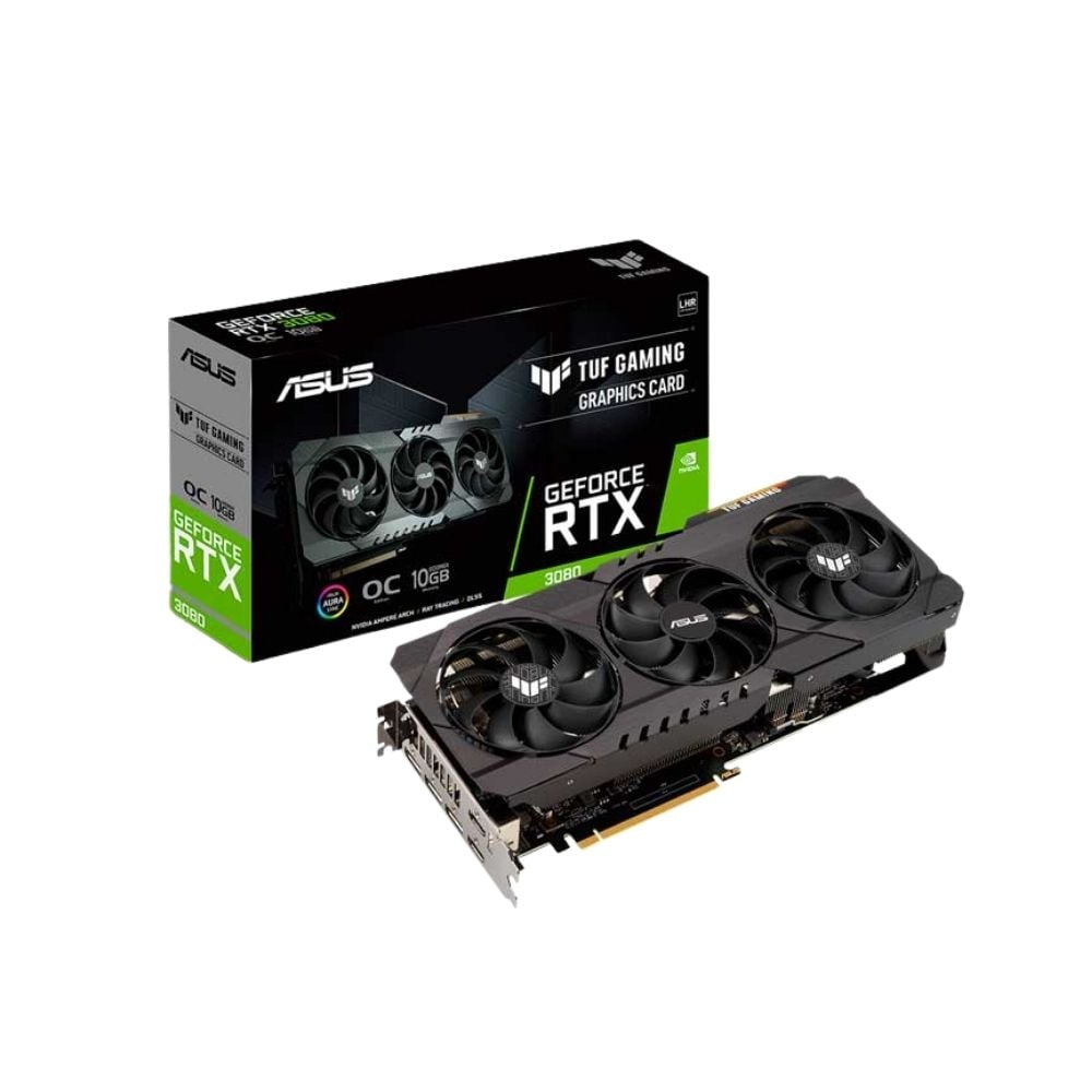 TARJETA ASUS VIDEO GEFORCE RTX 3080 10GB GDDR6X 320BITS V2 OC TUF GAMING - 1