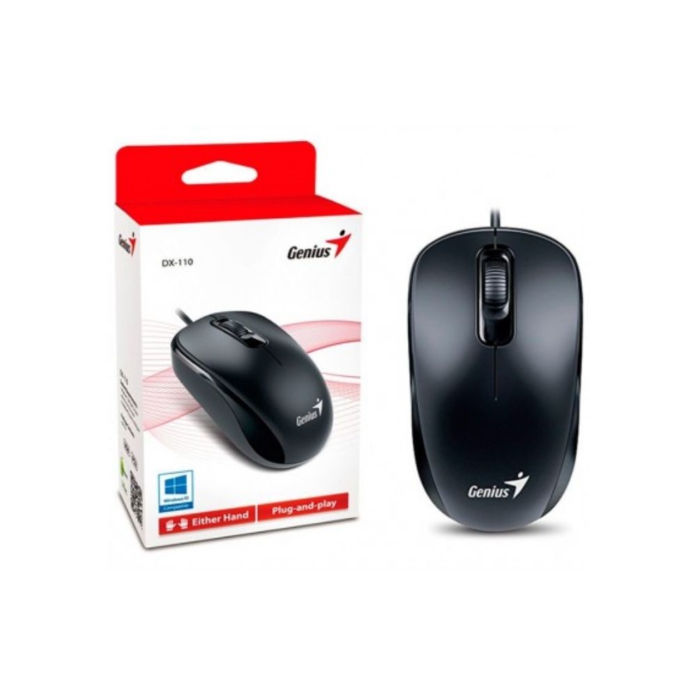 MOUSE GENIUS DX-110 NEGRO - 1