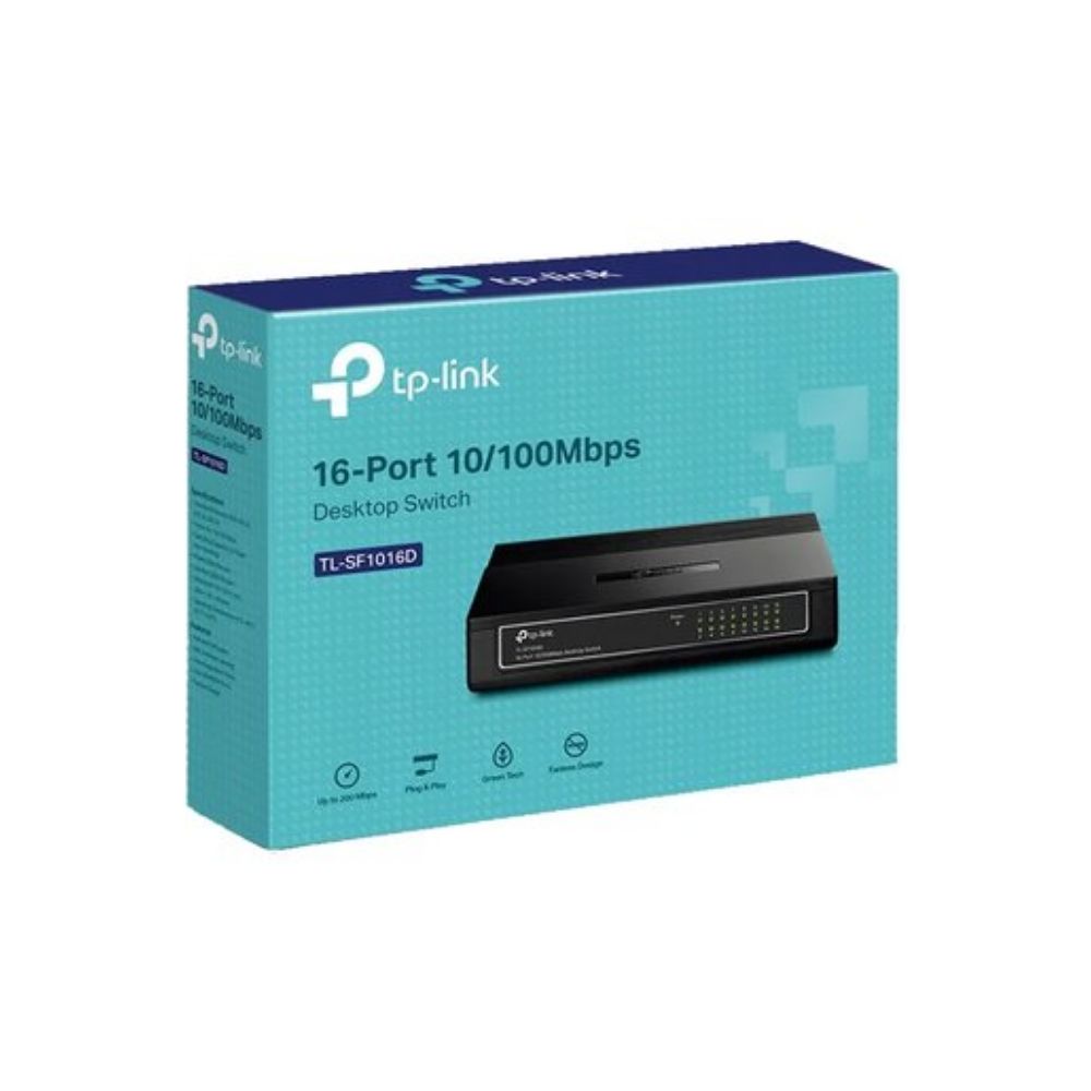 SWITCH 16 PUERTOS 10/100 MBPS TP-LINK TL-SF1016D - 1