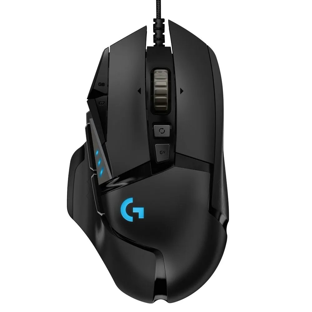 MOUSE LOGITECH G G502 HERO LIGHTSYNC RGB GAMING USB BLACK (910-005469) - 3