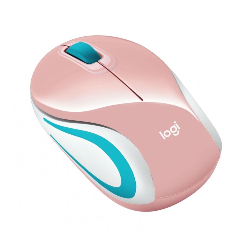 MOUSE LOGITECH INALÁMBRICO M187 ROSADO - 1