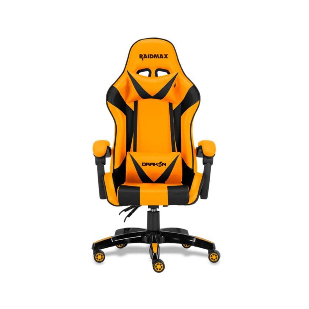 SILLA AMARILLO GAMER DK602YL RAIDMAX DRAKON - 1