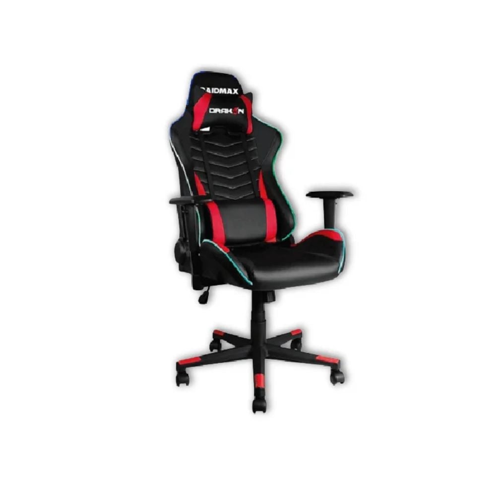 SILLA ROJO GAMER DK925RD RAIDMAX DRAKON ARGB - 2