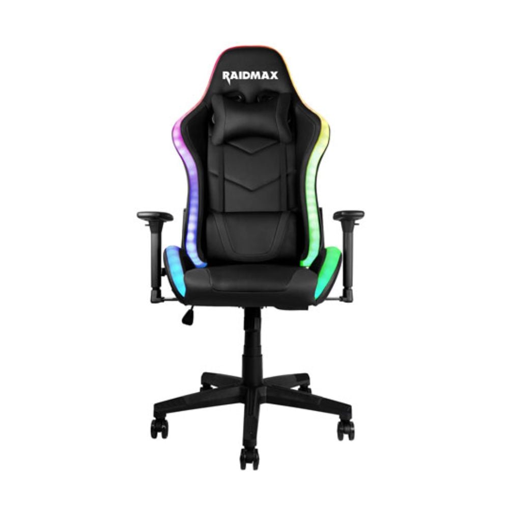 SILLA NEGRO GAMER DK925BK RAIDMAX DRAKON ARGB - 1