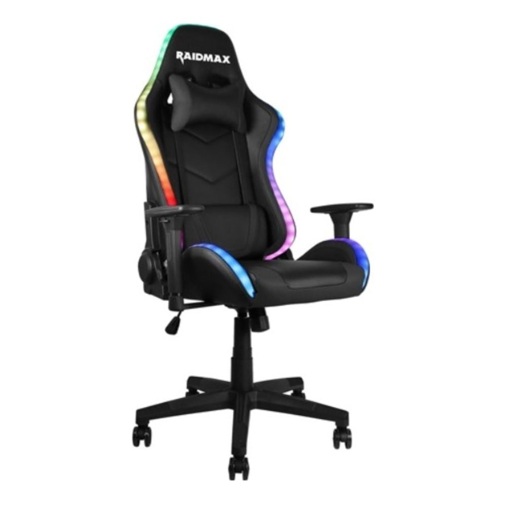 SILLA NEGRO GAMER DK925BK RAIDMAX DRAKON ARGB - 2