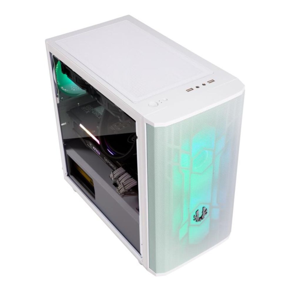 CASE BITFENIX NOVA MESH M ARGB WHITE MITX, MATX, ATX, USB - 3