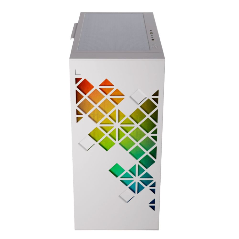CASE BITFENIX BFC-TRA-500-WWG-3W1A TRACERY WHITE MITX, MATX, ATX, EATX, USB - 1